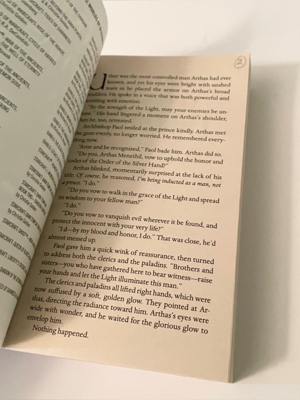 World of Warcraft Arthas Rise of the Lich King Christie Golden Paperback - Picture 12 of 16